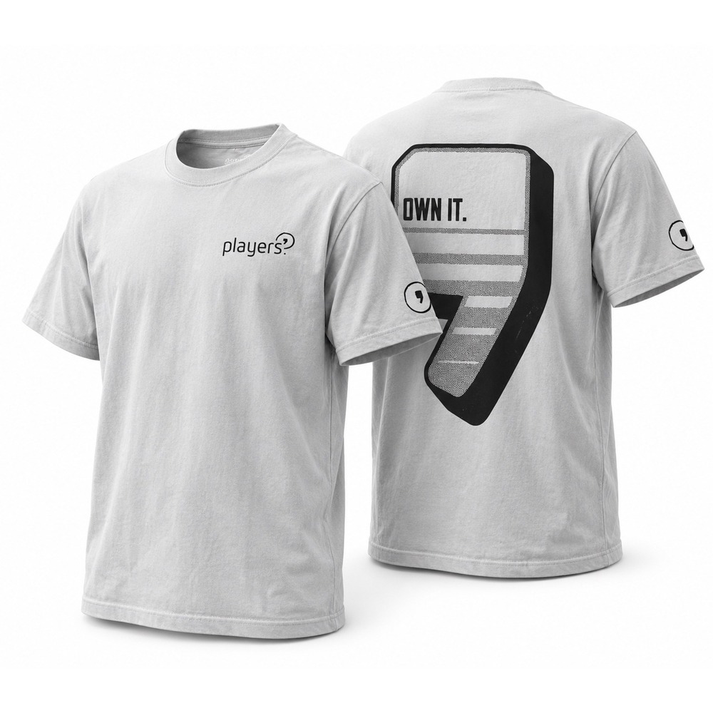 Players' Apostrophe OWN IT Grey T-Shirt